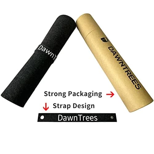 DAWNTREES Large Felt Desk Mat 101cm x 40cm (40''x16'') | Noise-Absorbing & Scratch-Resistant for Office & Home thumbnail 6