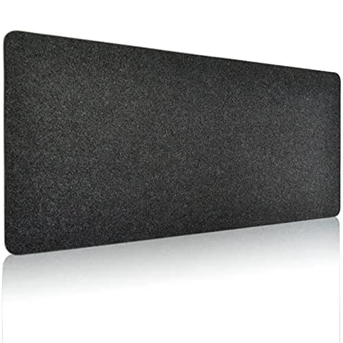 DAWNTREES Large Felt Desk Mat 101cm x 40cm (40''x16'') | Noise-Absorbing & Scratch-Resistant for Office & Home thumbnail 1
