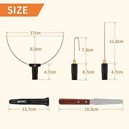 COOLTOP 18W Hot Wire Foam Cutter Kit with 3 Tips & Cleaning Pen | 6 inch (15cm) Stainless Steel Blade thumbnail 5
