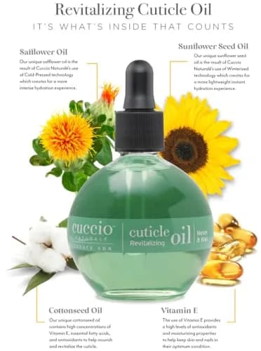 Cuccio Naturale Melon & Kiwi Revitalizing Cuticle Oil 2.30 Fl Oz | Hydrating Nail & Cuticle Conditioner thumbnail 2