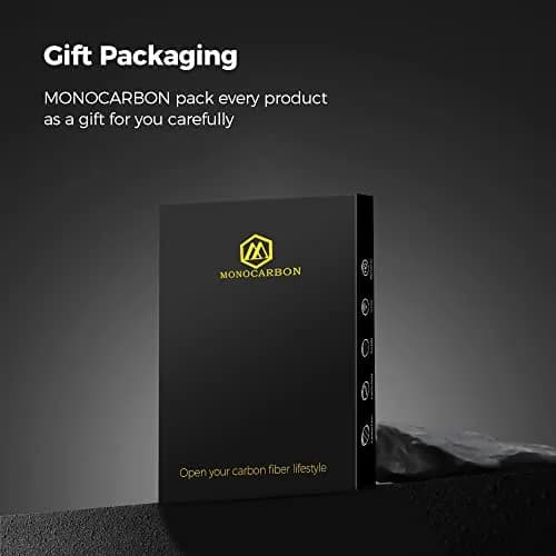 MONOCARBON Carbon Fiber Money Clip for Men | 2.8in (7.1cm) Slim Minimalist Wallet thumbnail 8