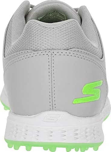 Skechers Men's Pivot Spikeless Golf Shoe Gray/Lime 27cm (13 US) | Water-Resistant Traction thumbnail 8