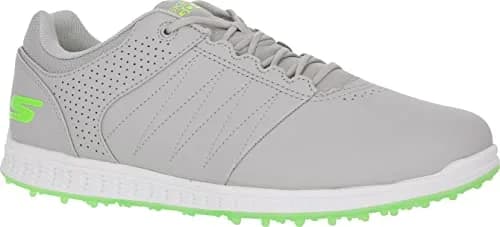 Skechers Men's Pivot Spikeless Golf Shoe Gray/Lime 27cm (13 US) | Water-Resistant Traction thumbnail 3