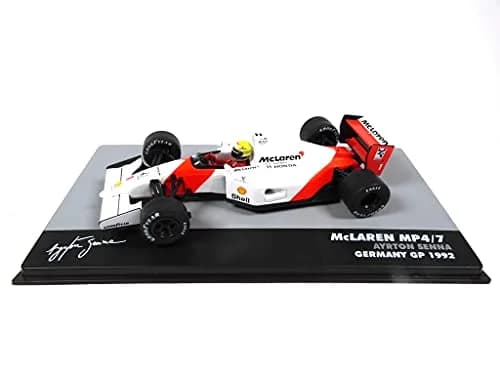 OPO 10 Formula 1 Car 1/43 | Metal Scale Model, Ayrton Senna Germany GP 1992 thumbnail 1