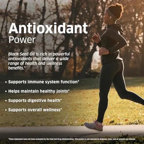ORZAX Black Seed Oil Capsules 1000 mg | Standardized Thymoquinone for Immune & Skin Support thumbnail 4
