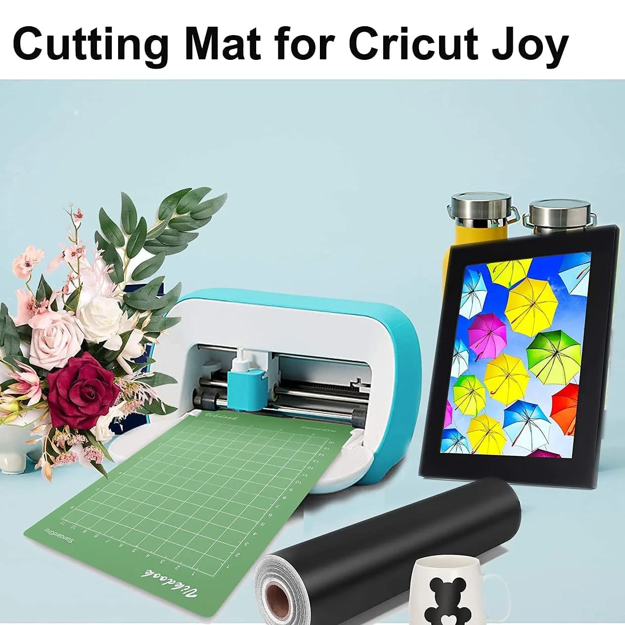 VIKDOOK Cutting Mat for Cricut Joy 4.5”x12” & 4.5”x6.5” Variety Grip 6-Pack | Sticky Adhesive Mats for Paper, Vinyl, Cardstock - view 4