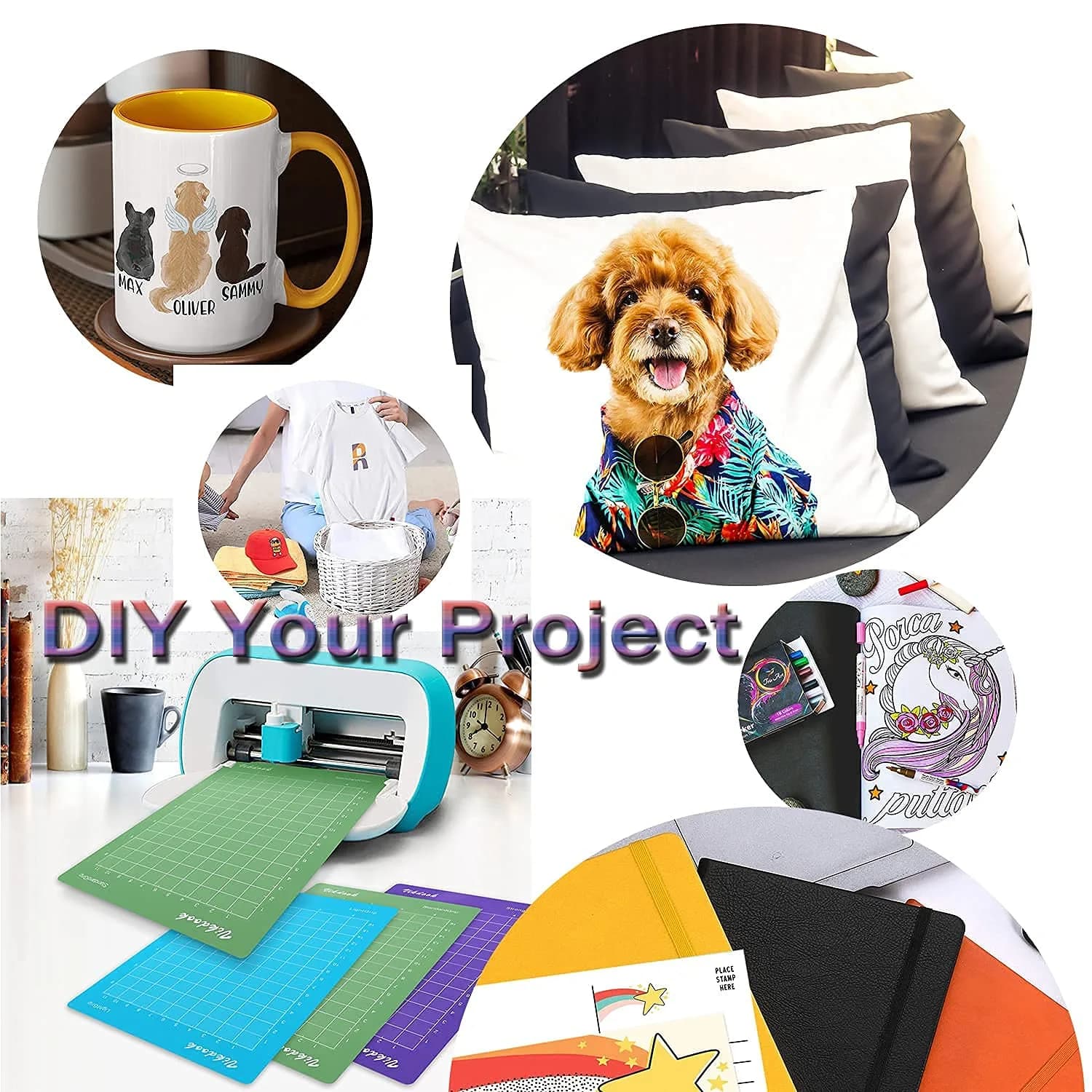 VIKDOOK Cutting Mat for Cricut Joy 4.5”x12” & 4.5”x6.5” Variety Grip 6-Pack | Sticky Adhesive Mats for Paper, Vinyl, Cardstock - view 8