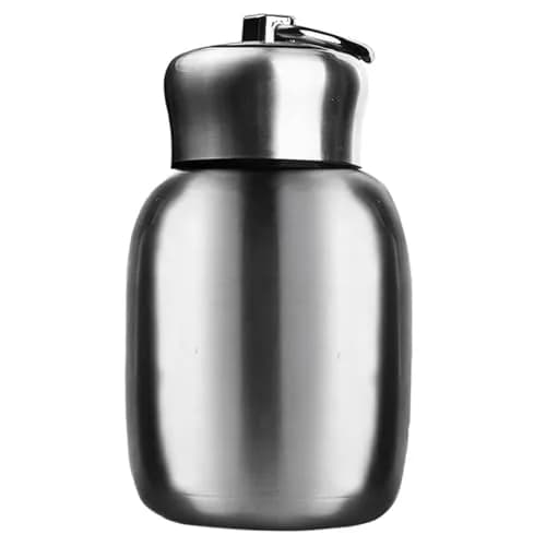 Comeon 7oz Stainless Steel Water Bottle Vacuum Insulated Mug, Original | Compact Travel Flask for Hot & Cold Drinks — Original color