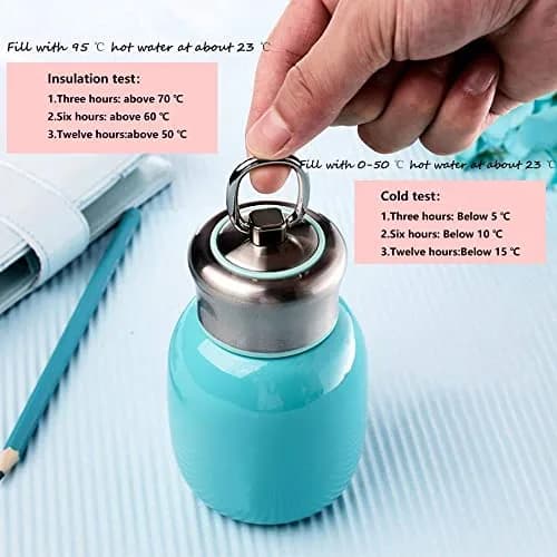Comeon 7oz Stainless Steel Water Bottle Vacuum Insulated Mug, Original | Compact Travel Flask for Hot & Cold Drinks thumbnail 4