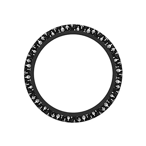 KUOAICY Fun Western Cactus Steering Wheel Cover 15 in | Breathable Neoprene, Universal Fit thumbnail 2