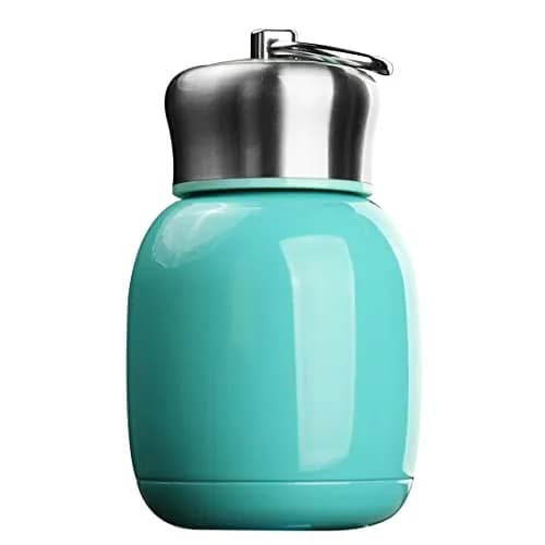 Comeon 9.5oz Stainless Steel Water Bottle Vacuum Insulated Mug, Teal | Keeps Drinks Hot/Cold 6hrs thumbnail 1
