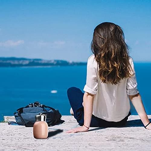 Comeon 7oz Mini Stainless Steel Water Bottle Vacuum Insulated Mug, Pink | Keeps Drinks Hot & Cold 6hrs thumbnail 8