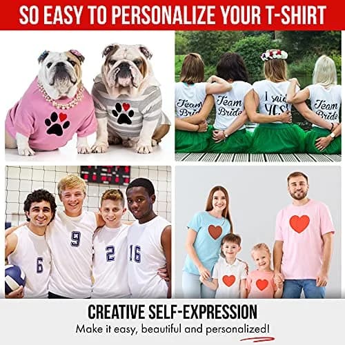 Good Life Ideas T-Shirt Ruler Guide for Vinyl Alignment - Set of 7 with Organizer Case thumbnail 6