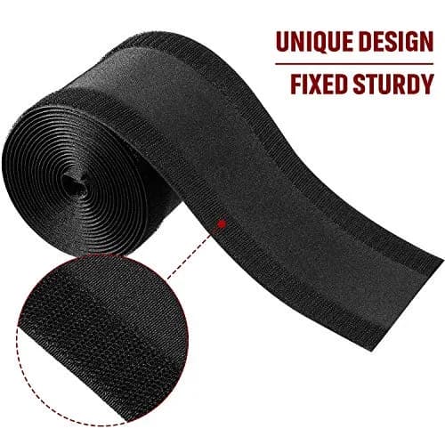 WILLBOND Carpet Cord Cover Cable Protector 9.84 Ft Black | Floor Cable Management for Carpets thumbnail 4