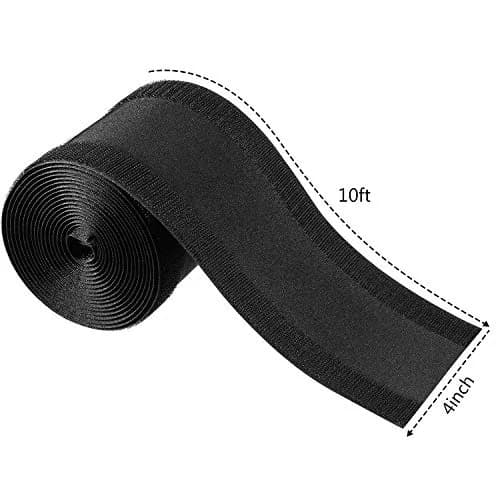 WILLBOND Carpet Cord Cover Cable Protector 9.84 Ft Black | Floor Cable Management for Carpets thumbnail 2