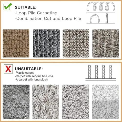 WILLBOND Carpet Cord Cover Cable Protector 9.84 Ft Black | Floor Cable Management for Carpets thumbnail 3