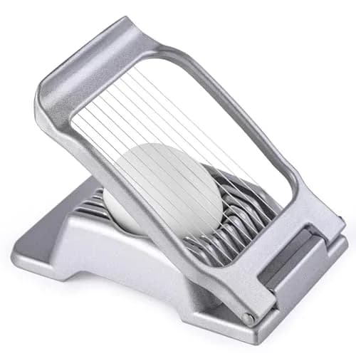 REDSETS Multipurpose Heavy Duty Aluminium Egg Slicer with Stainless Steel Wire | 9 cm (3.5 in) Slices thumbnail 1