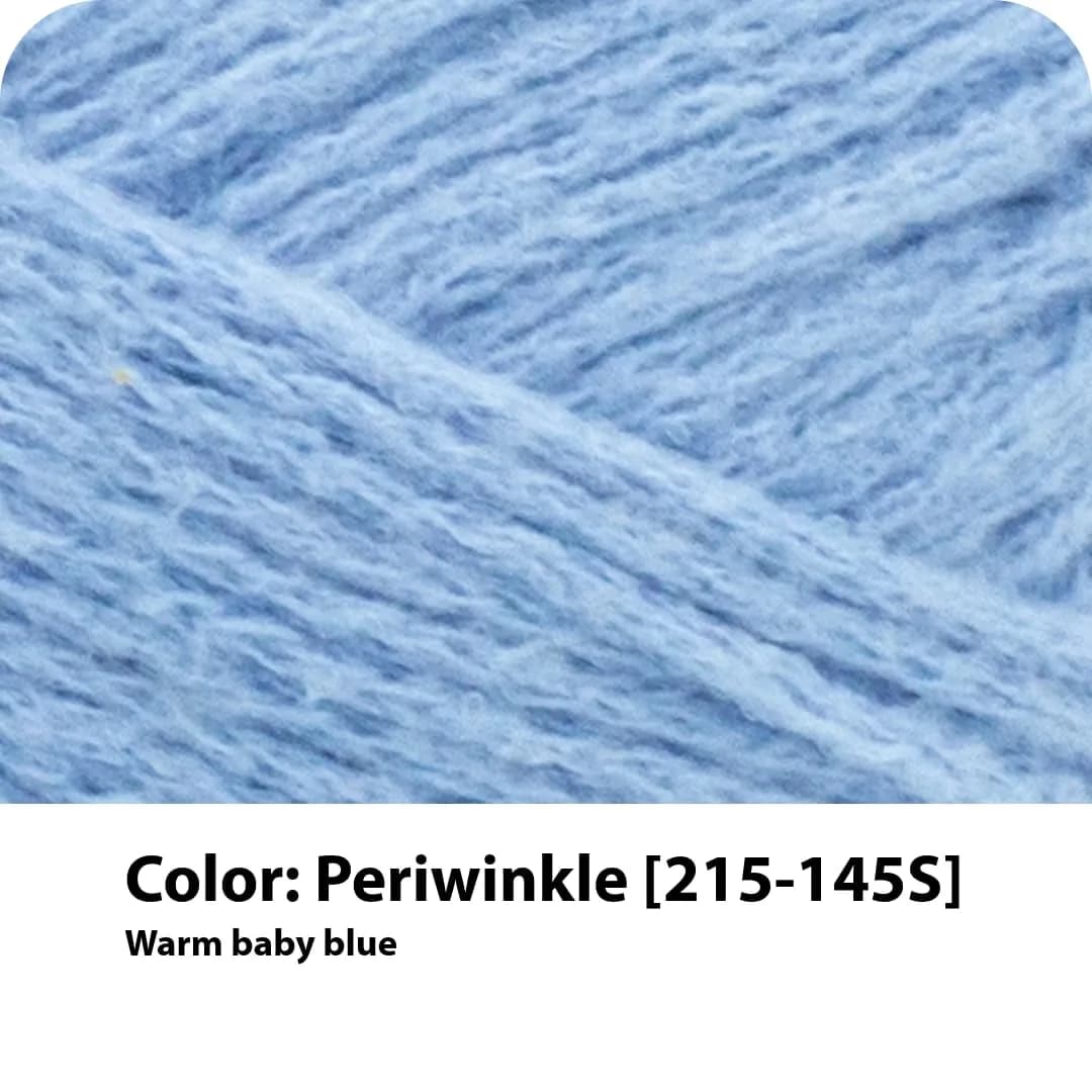 Lion Brand Feels Like Butta Yarn - Periwinkle, 100g | OEKO-TEX Certified Polyester for Crochet & Knitting - view 2