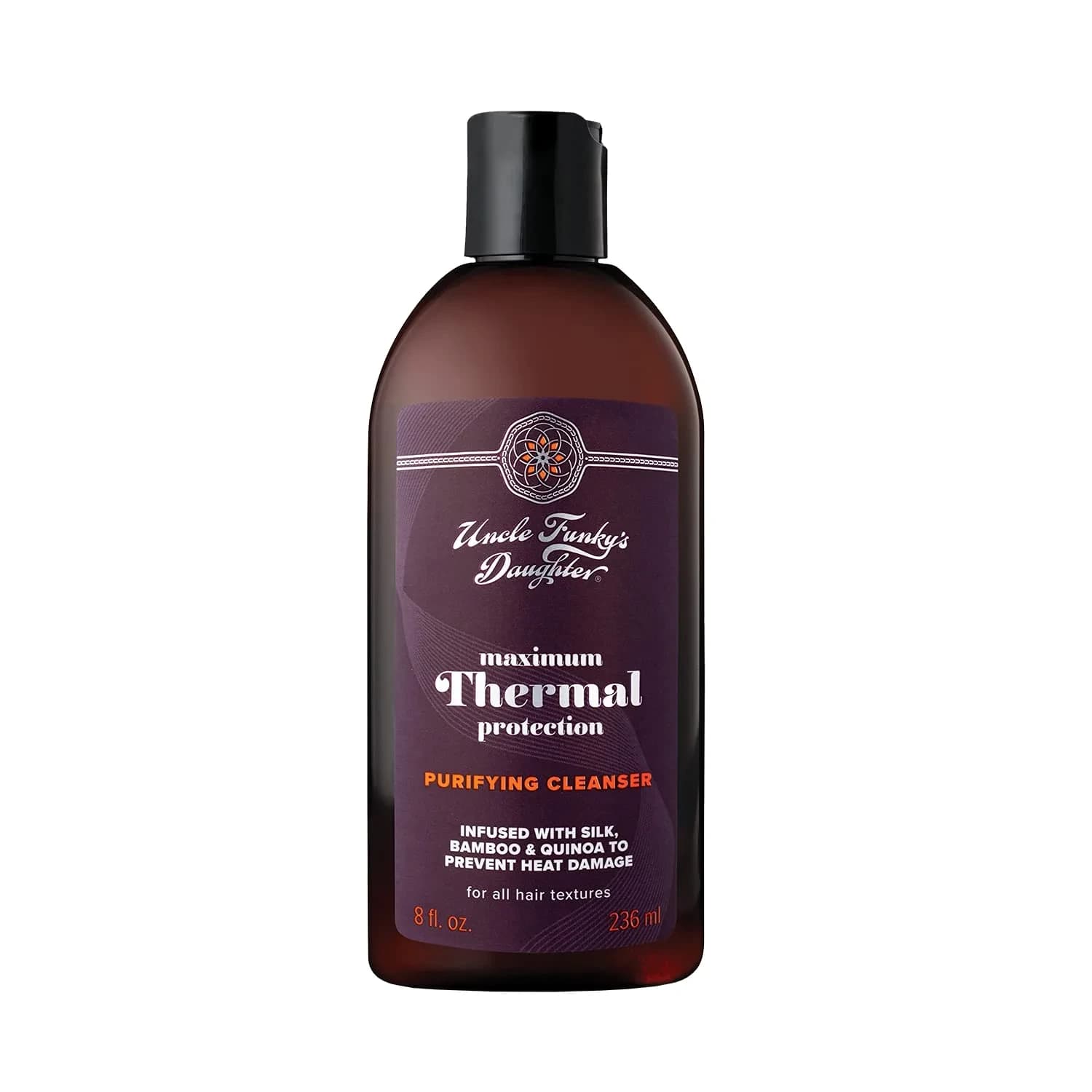 Uncle Funky's Daughter Maximum Thermal Protection Purifying Cleanser 237ml (8 Fl Oz) | Clarifies Hair for Heat Styling — 1 Fl Oz