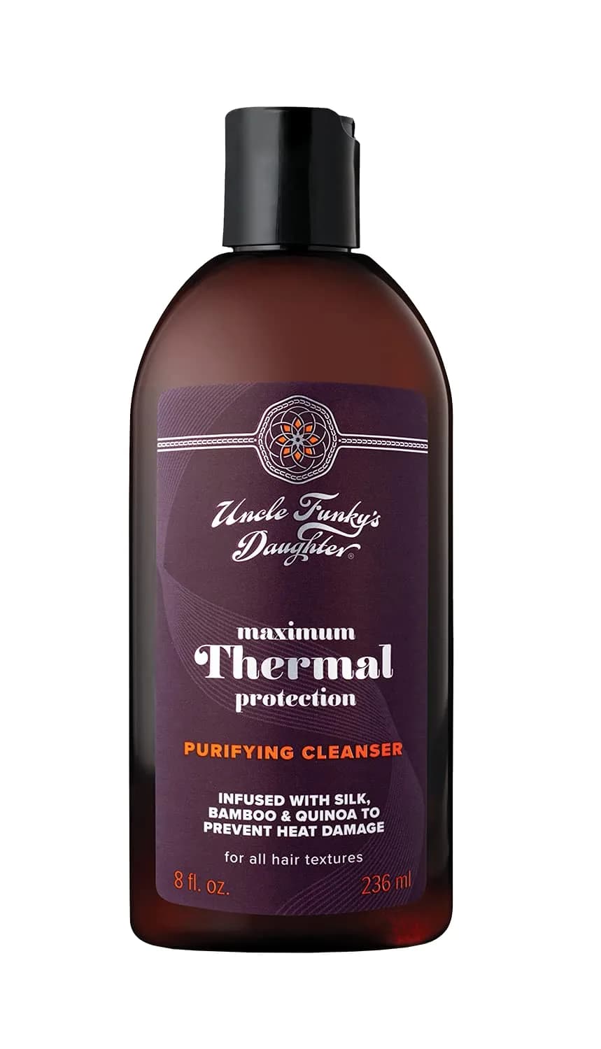 Uncle Funky's Daughter Maximum Thermal Protection Purifying Cleanser 237ml (8 Fl Oz) | Clarifies Hair for Heat Styling - main product image