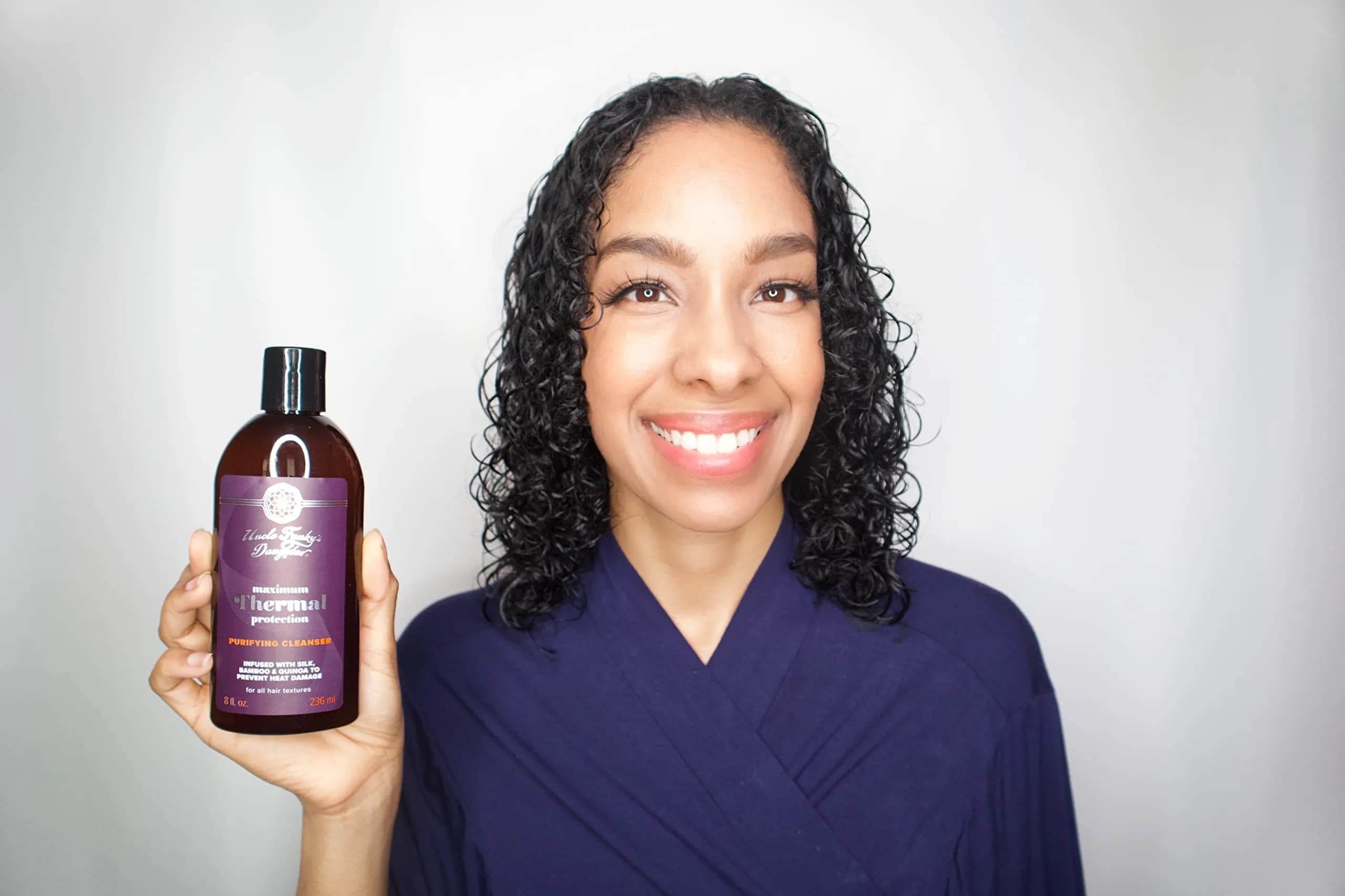 Uncle Funky's Daughter Maximum Thermal Protection Purifying Cleanser 237ml (8 Fl Oz) | Clarifies Hair for Heat Styling - view 7