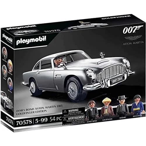 Playmobil James Bond Aston Martin DB5 – Goldfinger Edition | Iconic 007 Car with Secret Functions (70-120 chars) thumbnail 1