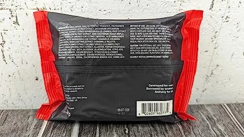 Anthony Glycolic Exfoliating & Resurfacing Wipes – Men’s Cleansing Face Cloths for Brightening & Pore Refining, 30 Sheets thumbnail 7