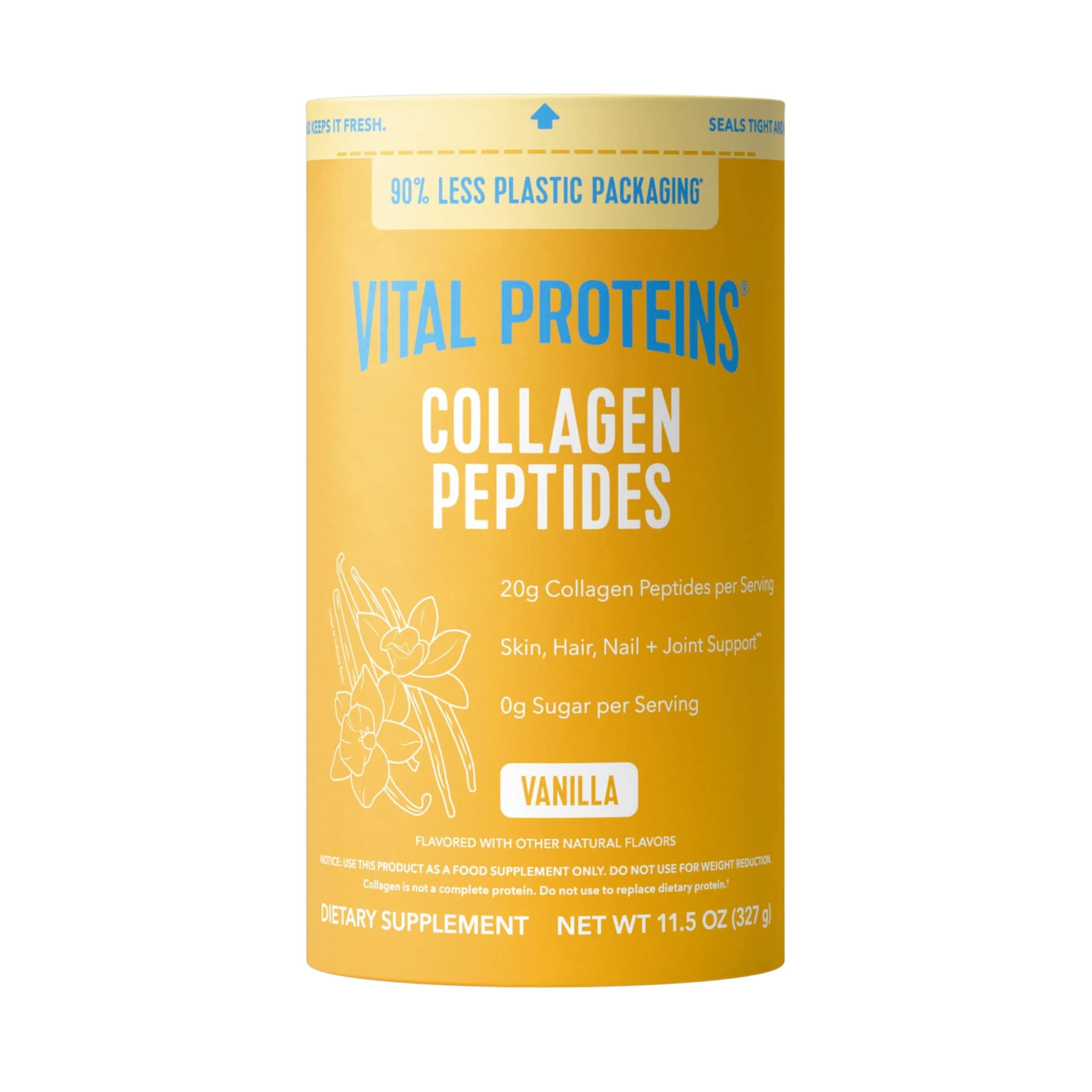 Vital Proteins Collagen Peptides Powder Lemon Flavor, 14 Servings | High Protein Nutritional Supplement — Vanilla