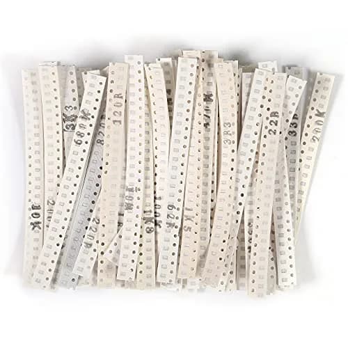 AEDIKO 1500pcs 0805 SMD Resistor Kit 1% 1/8W 60 Values 0 ohm-10M ohm | Surface Mount Chip Resistors thumbnail 1