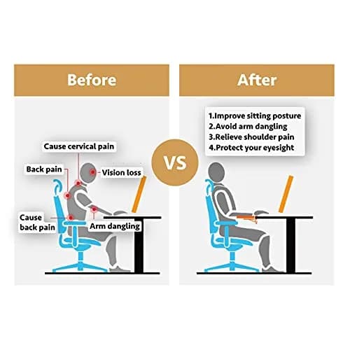 HONJIE Ergonomic Arm Support Bracket for Desks | 36cm x 15cm (14" x 6") thumbnail 6