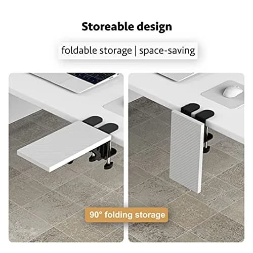 HONJIE Ergonomic Arm Support Bracket for Desks | 36cm x 15cm (14" x 6") thumbnail 3