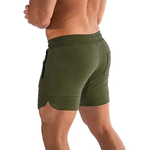 PIDOGYM Men's 5" Gym Shorts with Zipper Pockets | Breathable, Lightweight Active Shorts for Men thumbnail 2