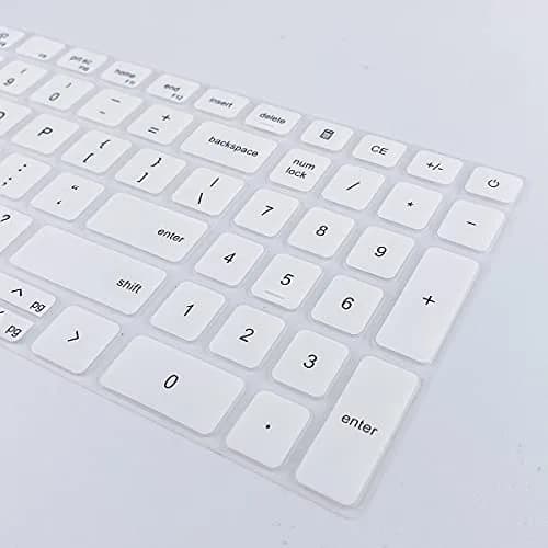 MUBUY-GOL Keyboard Cover for 15.6" Dell Laptops 39.6 cm (15.6") | White Silicone thumbnail 8