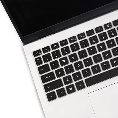 MUBUY-GOL Black Silicone Keyboard Cover for Dell Inspiron 15 3510 3511 3515 3525 3530 3535 5510 5515 5518 7510 15.6" | US Layout Spill-Proof Protector thumbnail 3
