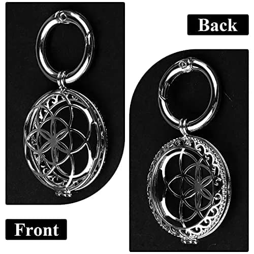 VIIVY VIYIV Silver Protective Case for AirTag Key Wallet Finder | Metal Jewelry Cover, Impact & Scratch Resistant (70-120 chars) thumbnail 7