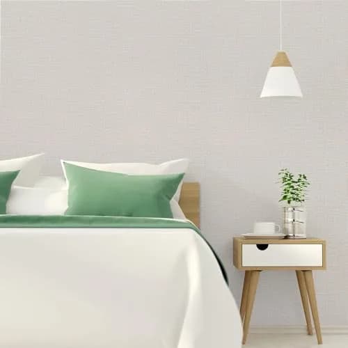 TANONE Grasscloth Peel and Stick Wallpaper 40cm (15.7 in) x 500cm (197 in) | Beige Linen Texture, Waterproof, Easy Install thumbnail 3