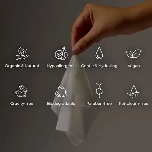 Woo More Play Freshies 20 ct Natural & Organic pH-Balanced Intimate Wipes | Hypoallergenic, Vegan, Discreet thumbnail 5