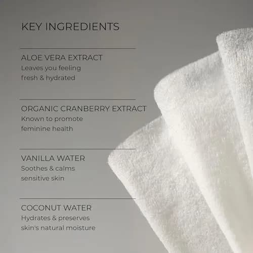 Woo More Play Freshies 20 ct Natural & Organic pH-Balanced Intimate Wipes | Hypoallergenic, Vegan, Discreet thumbnail 3