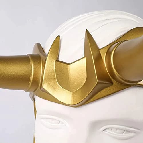 CAFELE Superhero Helmet Horns Cosplay | Thor Ragnarok Crown Mask for Halloween & Costume Parties thumbnail 4