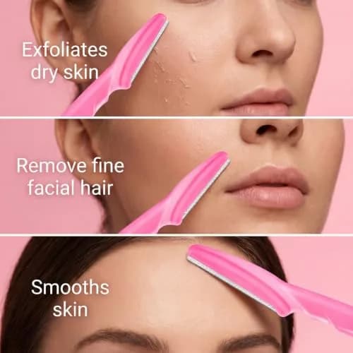 HFATMOS Eyebrow Razor, Face Razors for Women Men 12 Pack | Precise & Portable Facial Hair Removal Tool thumbnail 5