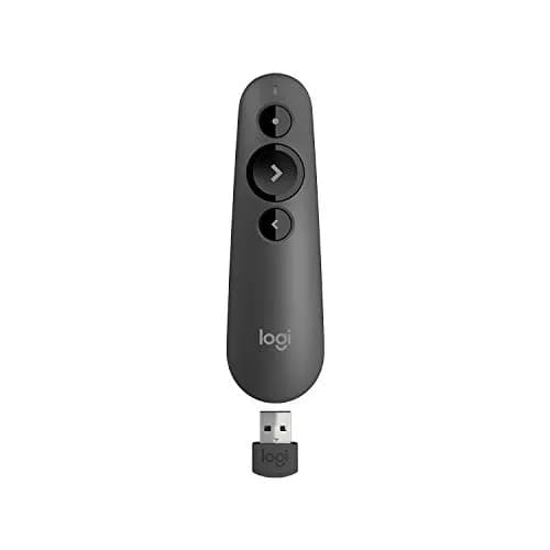 Logitech Wireless Presenter R500s with Laser Pointer & USB Receiver (12.4cm x 3.6cm x 2.5cm) thumbnail 1