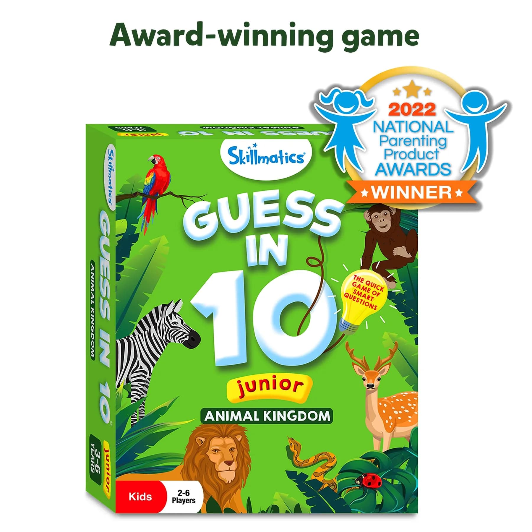 Skillmatics Guess in 10 Underwater Animals Card Game - Junior Animal Kingdom Edition for Kids Ages 8+ - view 9