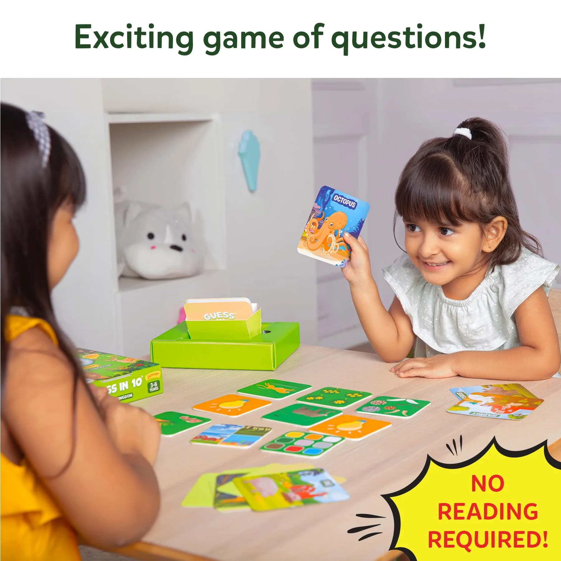 Skillmatics Guess in 10 Underwater Animals Card Game - Junior Animal Kingdom Edition for Kids Ages 8+ - view 3