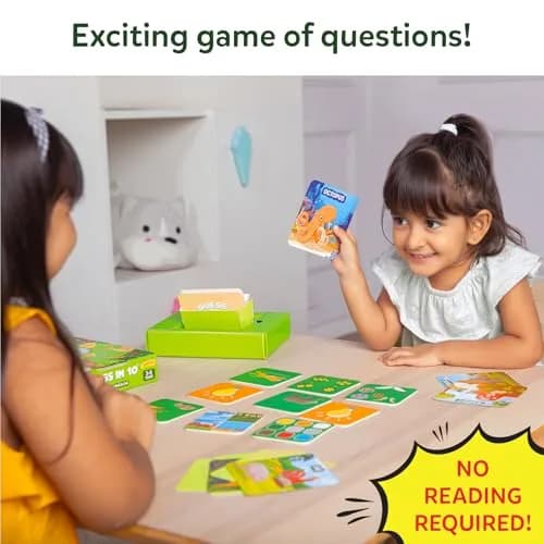 Skillmatics Guess in 10 Junior Animal Kingdom Card Game | Educational Trivia for Kids Ages 3-6 thumbnail 3