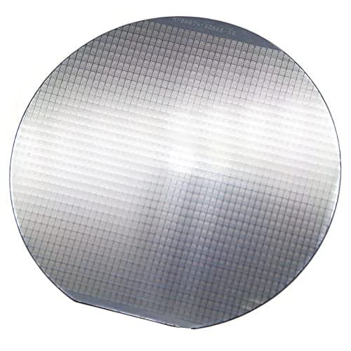 Moderock Integrated Circuit Real Chip 5 in Silicon Wafer | Uncut IC, Diffraction Pattern, Fragile Silicon thumbnail 1
