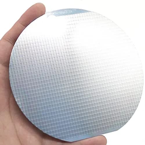 Moderock Integrated Circuit Real Chip 5 in Silicon Wafer | Uncut IC, Diffraction Pattern, Fragile Silicon thumbnail 7