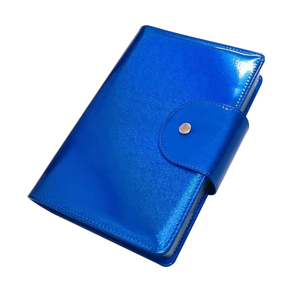 FingerAngel Nail Art Stamper Plate Collection 50 Slots | Large Size 6x12cm & 9.5x14.5cm | Dark Blue