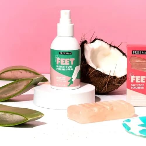 Freeman Flirty Feet Coconut & Aloe Foot Peeling Spray 118ml (4 fl.oz.) | Exfoliates Dead Skin for Soft, Smooth Feet thumbnail 6