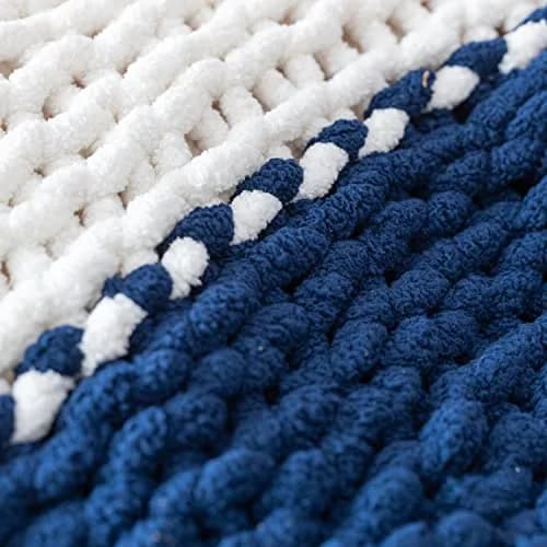 SCS Direct Chunky Chenille Yarn 3 Pack White 72 Yards Total (216 Yards / 0.93 kg) | Jumbo Yarn for Crochet & Arm Knitting thumbnail 7