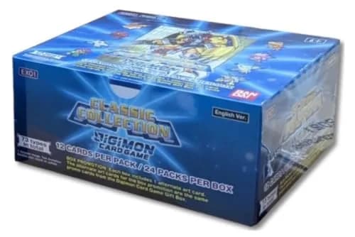 BANDAI Digimon Card Game EX-01 Classic Collection Box | 24 Booster Packs thumbnail 1